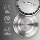 MILTON Pro cook Triply Stainless Steel Induction Tasla with Lid, 18 cm / 1 Litre | 3 Years Warranty