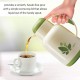 Milton Nancy 500 Vacuum Insulated Inner Glass Hot or Cold Flask, 500 ml, Green | Easy to Carry | BPA Free | Easy Grip | Food Grade | Odour Proof | Leak Proof