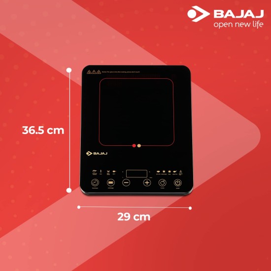 Bajaj ABS Majesty Slim 2100-Watt Induction Cooktop (Black)