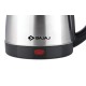 Bajaj KTX 1.5 Litre DLX Electric Kettle |1500W Kettle with Stainless Steel Body | Cordless Operation | Auto Shut-off Mechanism | 2-Yr Warranty | Black