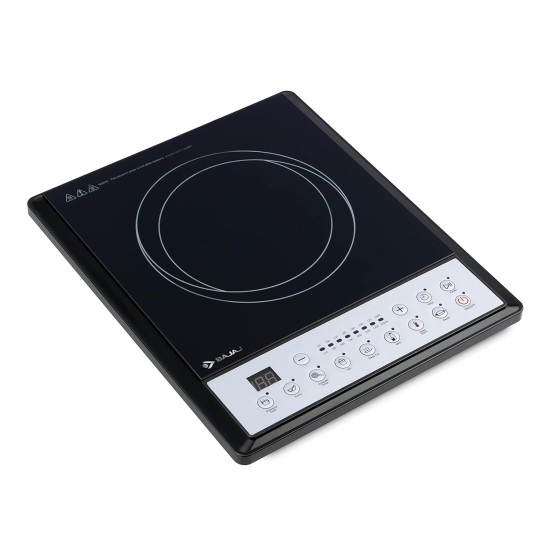 Bajaj ICX 160TS 1600W Induction Cooktop, Black