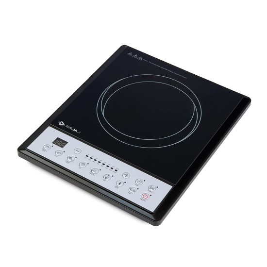 Bajaj ICX 160TS 1600W Induction Cooktop, Black