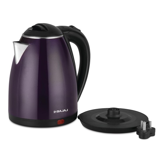 Bajaj KTP 1.8 Litre Electric Kettle, Purple and Black