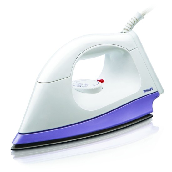 Philips HI108 1000-Watt Dry Iron (White and Lavender)