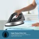 Philips Heavyweight Dry Iron GC181/8- – 1000 watts power, Black Non-Stick Soleplate, Ergonomic Grip