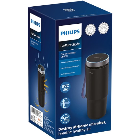 PHILIPS Gopure Gp5611 Cup Holder Car Air Purifier