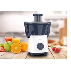 Philips Juicer HL7566/00, 500 Watts (Deep Azure)