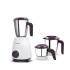 PHILIPS HL7505 500W Mixer Grinder (White and Purple)