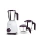 PHILIPS HL7505 500W Mixer Grinder (White and Purple)