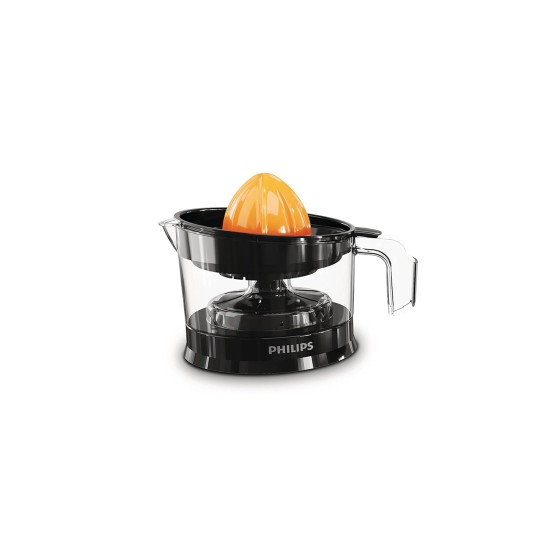 PHILIPS Citrus Press Juicer HR2788/00, Black & Transparent, Medium