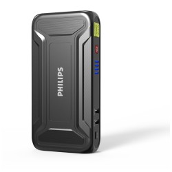 Philips Car Jump Starter JS3210 | Compact Design | Compatible with 4.0L Petrol Engine, 3.0L Diesel Engine and Two Wheeler | 9900mAH