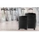 POLICE Novex Trolley Bag 24 Inches, Lightweight Luggage, Polypropylene Hard, 360 Degree Rotation 4 Wheels Cabin Trolley Bag, Combination Lock