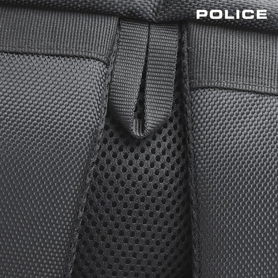 POLICE Backpack Laptop Bag For Men's Casual Laptop Backpack Office/Travel/College 30 Ltr Hedge Polyester