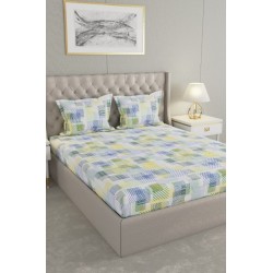 Raymond Home Cozzy 104 TC Double Bedsheet with 2 Pillow Covers