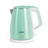 Milton Euroline Riga Electric 1.5 Stainless Steel Electric Kettle, 1 Piece, 1.5 Litres, Aqua Green, Power Indicator, 1500 Watts, Double Walled, Auto Cut-off