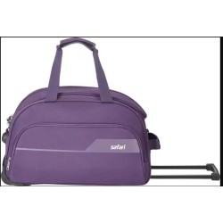 Safari LIRA 55L Strolley Duffel Bag -Purple , Luggage Bag Strolley for Men and Women