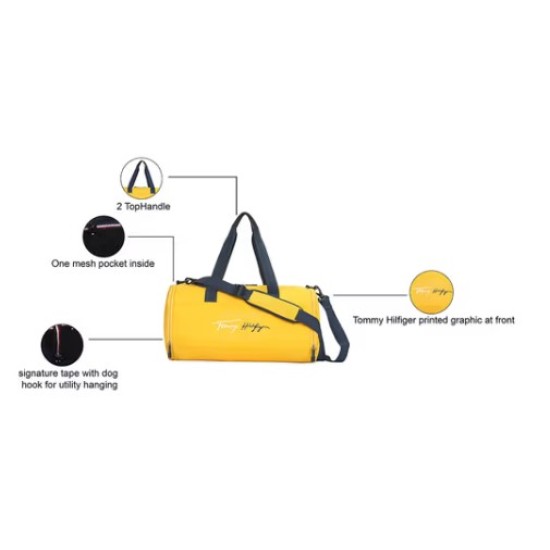 Tommy Hilfiger Unisex Freeman Gym Bag-Yellow