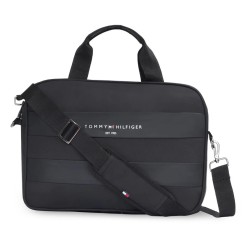 Tommy Hilfiger Mikhail Unisex 14 Inch Laptop Business Case - Black