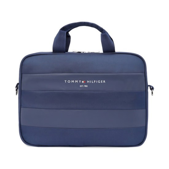 Tommy Hilfiger Mikhail Unisex 14 Inch Laptop Business Case -NAVY