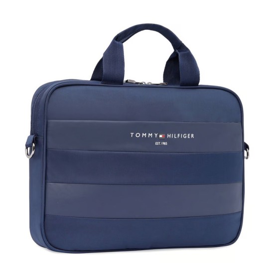 Tommy Hilfiger Mikhail Unisex 14 Inch Laptop Business Case -NAVY