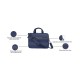 Tommy Hilfiger Mikhail Unisex 14 Inch Laptop Business Case -NAVY