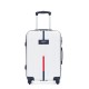 Tommy Hilfiger Wyoming Unisex Hard Luggage - White, 66Cm Medium Trolley Bag