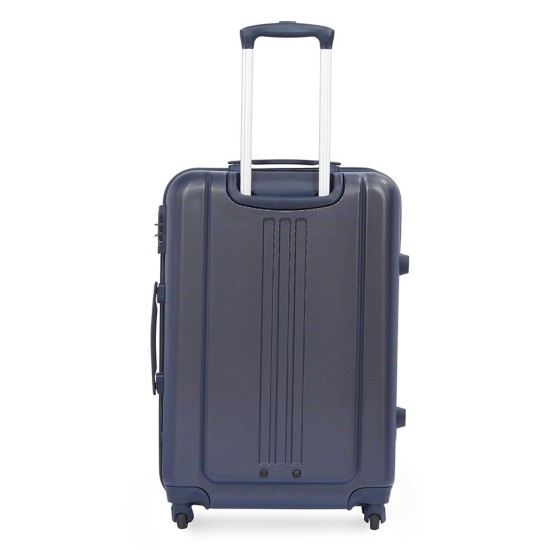 Tommy Hilfiger Wyoming Unisex Hard Luggage - Navy, 66Cm Medium Trolley Bag