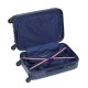 Tommy Hilfiger Wyoming Unisex Hard Luggage - Navy, 66Cm Medium Trolley Bag