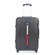 Tommy Hilfiger Wyoming Unisex Hard Luggage - Black, 66Cm Medium Trolley Bag