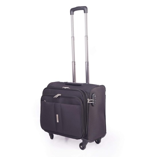 Safari Vector Laptop Soft Trolley (Black)