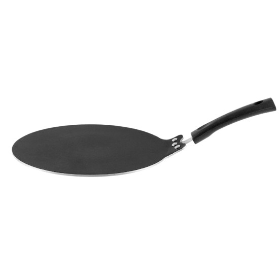 Vinod Zest Aluminium Non Stick Flat Multi Tawa - 28 cm | Roti/Chapati Tawa | 4mm Thick, 3 Layer Coating | Scratch Proof | Induction and Gas Base