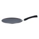 Vinod Zest Aluminium Non Stick Concave Tawa - 24cm | Roti/Chapati/Paratha/Dosa Tawa | 4mm Thick | Bakelite Handle | Induction and Gas Base