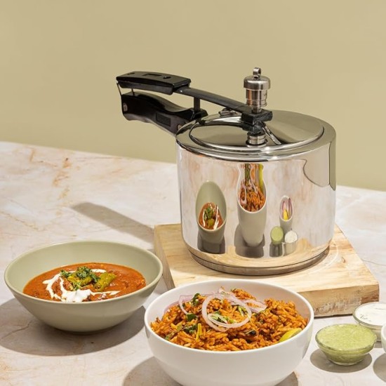 Vinod Stainless Steel Inner Lid Pressure Cooker - 3 Litre