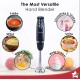 Wonderchef Prima Electric 180 W Hand Blender I PortableI Compact Easy Grip Body I Single Push Button Operation| Sharp Food Grade Anti Rust Stainless Steel Blades I 2 Years Warranty 