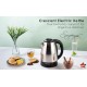 Wonderchef Crescent Electric Kettle 1800W with Stainless Steel Interior | Safety Locking Lid | 1.8L Capacity | 2 Years Warranty