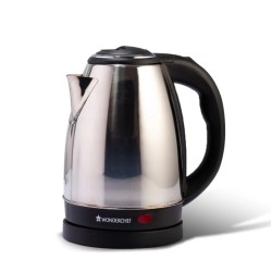 Wonderchef Crescent Electric Kettle 1800W with Stainless Steel Interior | Safety Locking Lid | 1.8L Capacity | 2 Years Warranty