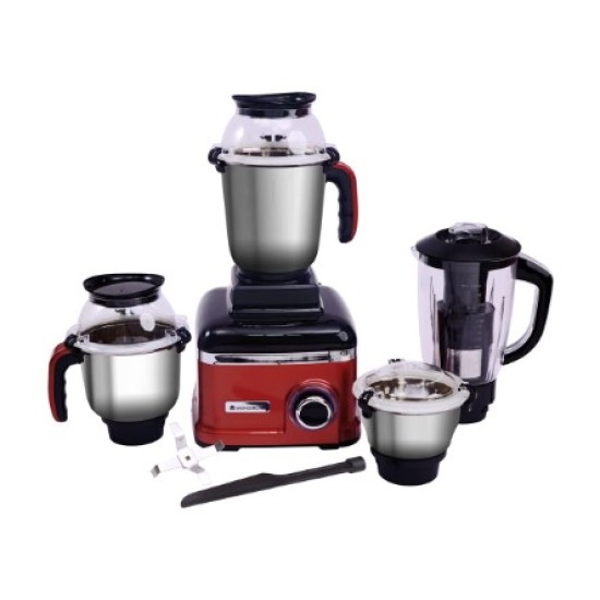 Wonderchef Sumo Mixer Grinder 1000W With 3 Stainless Steel & 1 Fruit Filter Jar 