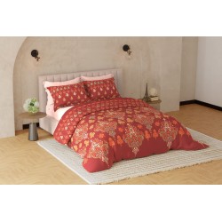 Raymond Home Avenue Cotton Rich King Bedsheet with 2 Pillow Covers