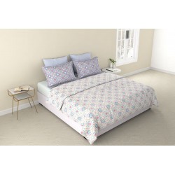 Raymond Home Vision 144 TC King Size Bedsheet with 2 Pillow Covers